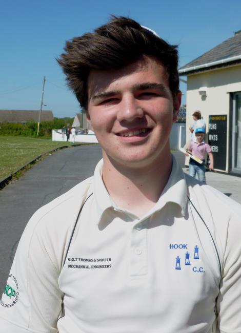 Jacob Lay - excellent top score in Hook victory Jacob Lay - excellent top score in Hook victory